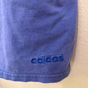 Vintage 90s Adidas Made in USA Blue Cotton Sweat Shorts Size L